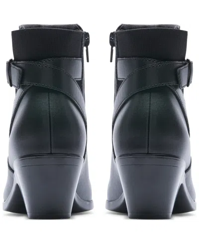 Clarks Collection Women's Emily2 Lux Ankle Booties In Black