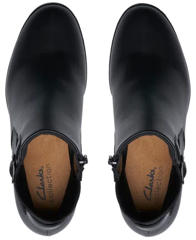 Clarks Collection Women's Emily2 Lux Ankle Booties In Black