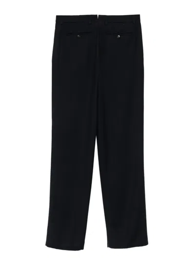 Canali Pleated Trousers In Brown