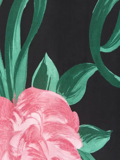 La Doublej La Double J Alba Floral-print Stretch-jersey Midi Dress In Multi