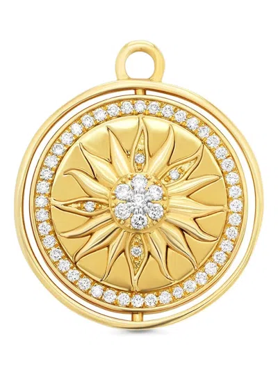 Sara Weinstock 18k Yellow Gold Sw Diamond Charm In Gold
