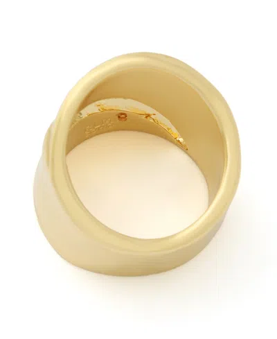 Robert Lee Morris Soho Gold Openwork Statement Band Ring In Gold