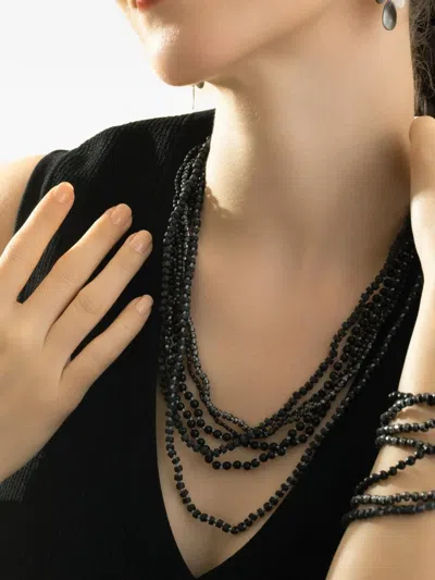 Walters Faith 18k Rose Gold Lava Necklace In Multi