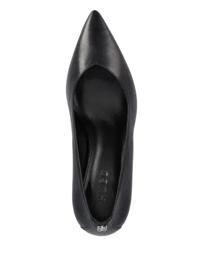 Hugo Boss 70mm Leather Pumps In Black