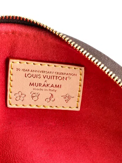 Pre-owned Louis Vuitton X Takashi Murakami Bum Bag Limited Edition Monogram Cerises Mini Belt Bag In Brown