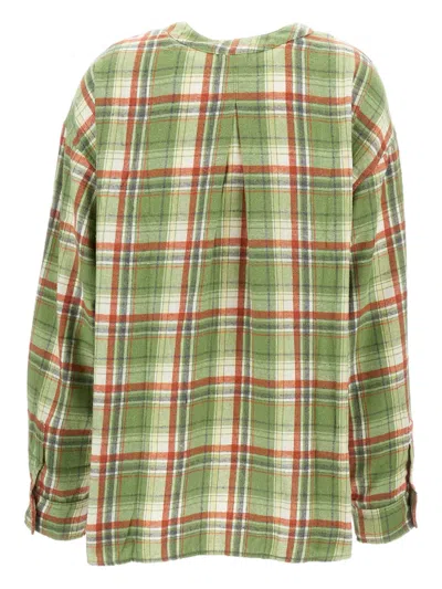 Epl Check Long-sleeve Shirt In Green