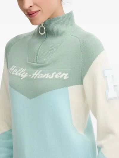 Helly Hansen Zip Sweater In Blue