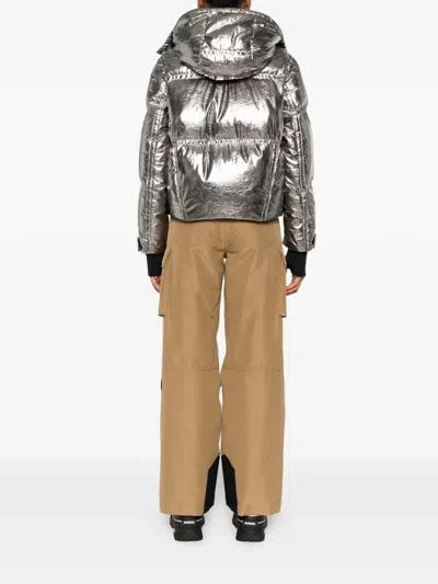 Moncler Calaque Down Jacket In Gray