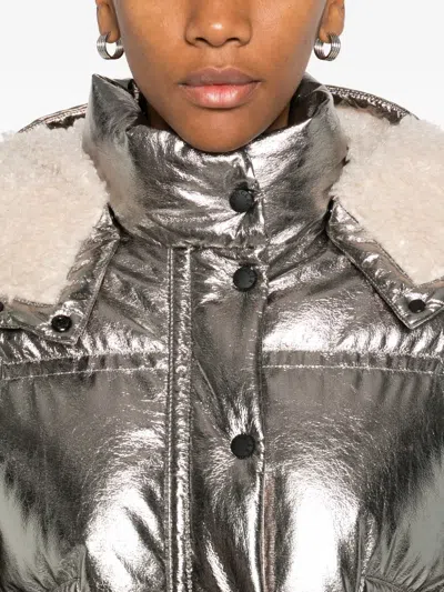 Moncler Calaque Down Jacket In Gray