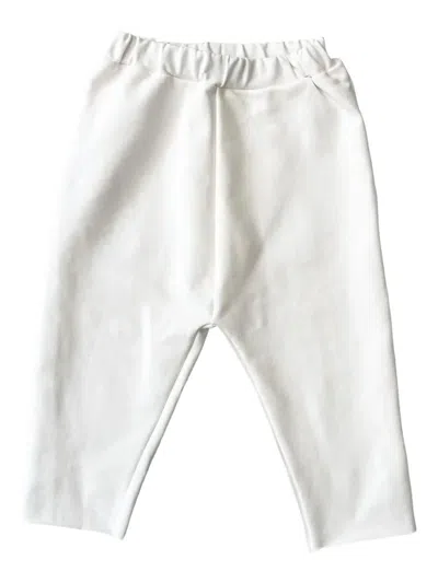 Minimu' Elastic-waistband Trousers In White
