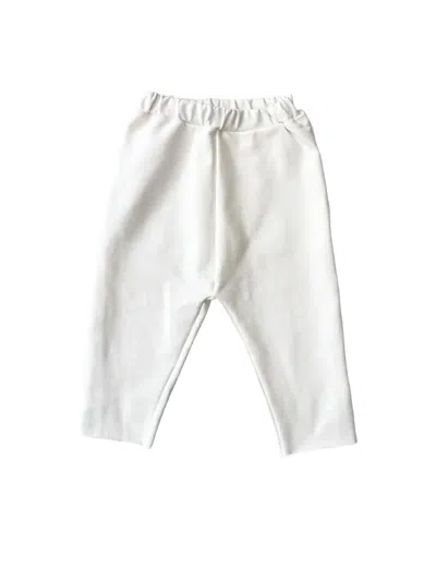 Minimu' Elastic-waistband Trousers In White