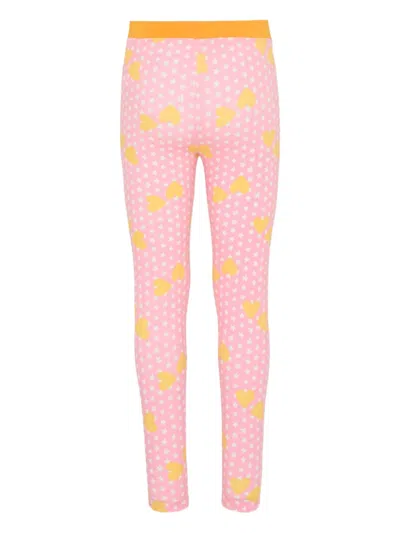 Stella Mccartney Printed Cotton-blend Leggings In Multi