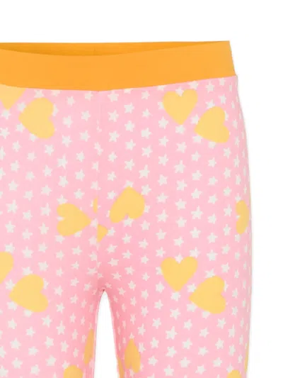 Stella Mccartney Printed Cotton-blend Leggings In Multi