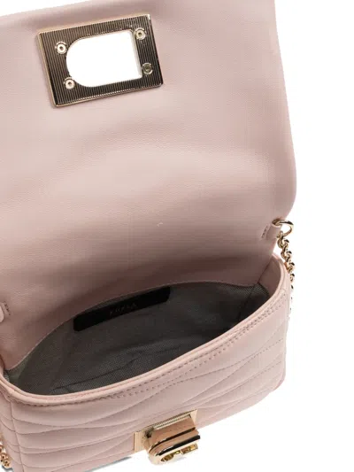 Furla Mini 1927 Quilted Chain-strap Cross Body Bag In Pink