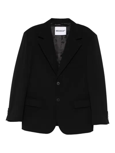 Medeea Rings Deconstructed Blazer In Black