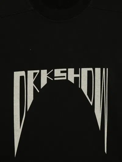 Rick Owens Drkshdw Graphic T-shirt In Black