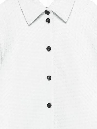 Manokhi Demi Textured Shirt In White