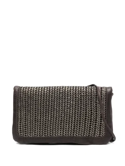 Sommet Soffiettatwitter Woven Bag In Brown