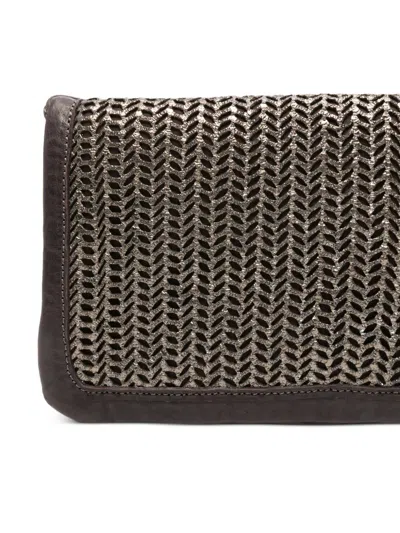 Sommet Soffiettatwitter Woven Bag In Brown