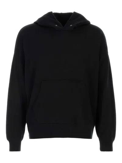 Visvim Hooded Sweatshirt With Front Pocket And Ribbed Cuffs In Multi