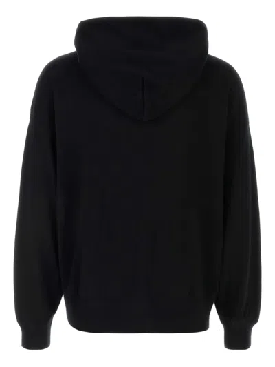 Visvim Hooded Sweatshirt With Front Pocket And Ribbed Cuffs In Multi