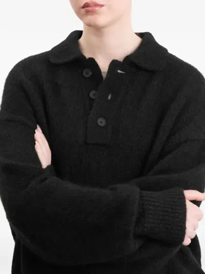 Studio Nicholson Dune Sweater In Black