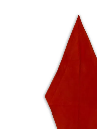 Rier Fleece Scarf In Red