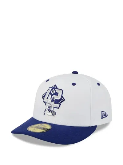 New Era X Brooklyn Dodgers Embroidered Cap In White