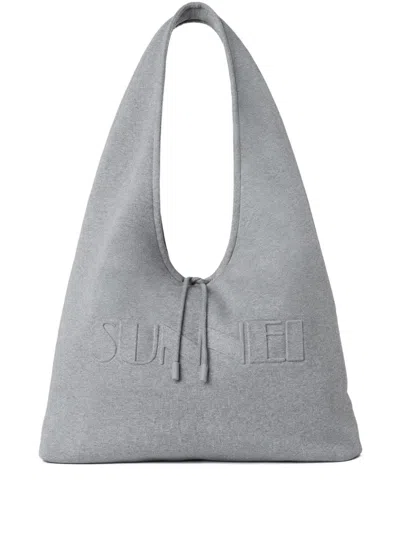 Sunnei Embossed Multitasking Shoulder Bag In Pink