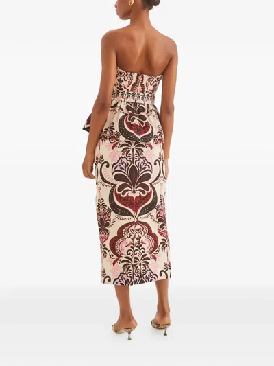 Cara Cara Sienna Patterned Pencil Skirt In Multi