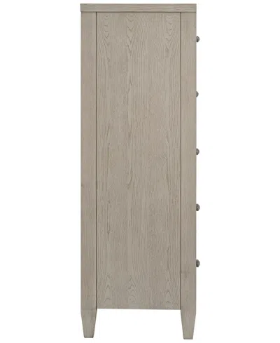 Macy's Serenity 40" Wood 7-drawer Chest In Gray