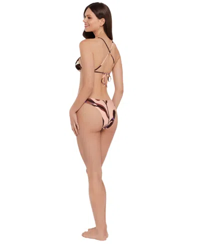 Steve Madden Women's X-back Ring V-neck Bralette Top In Multi