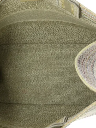 Pre-owned Dior Book Multicolor Stripes Embroidered Canvas Medium Tote Bag