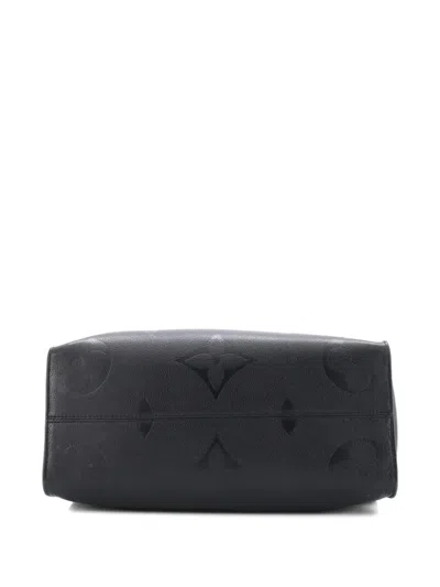 Pre-owned Louis Vuitton Onthego Monogram Empreinte Giant Mm Tote Bag In Black