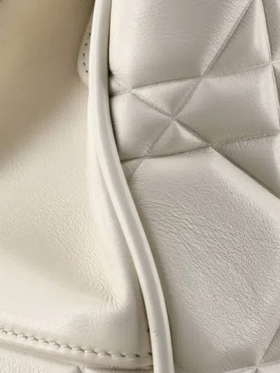 Pre-owned Dior Lady 95.22 Bag Cannage Embossed Leather Medium Tote Bag In Neutral