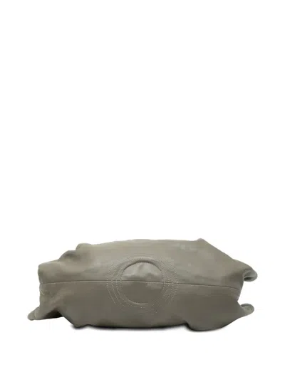 Pre-owned Loewe 2008 Nappa Aire Hobo Bag In Gray
