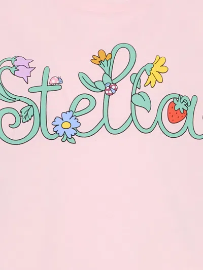 Stella Mccartney Floral-print Short-sleeve T-shirt In Multi