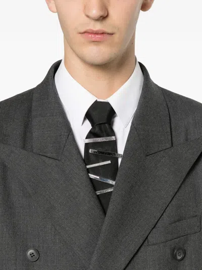 Medeea Trapezoid Asymmetrical Blazer In Gray