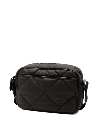 Pre-owned Burberry 2018-2025 Quilted Nylon Paddy Crossbody Bag In Black