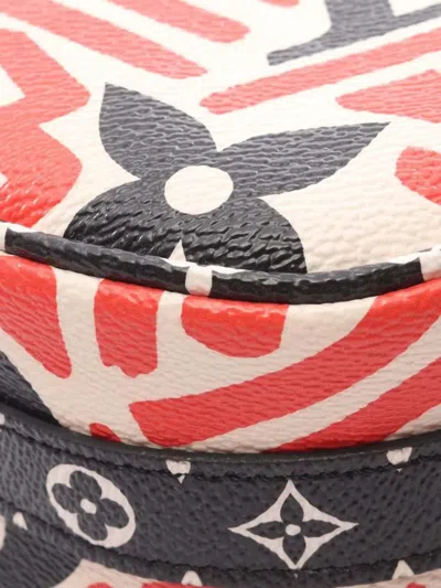 Pre-owned Louis Vuitton 2020 Monogram Giant Crafty Boite Chapeau Souple Bag Crossbody Bag In Red