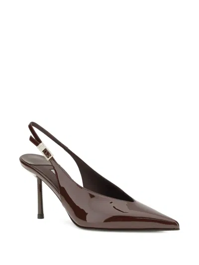 Le Silla 80mm Clivage Slingback Pumps In Animal Print