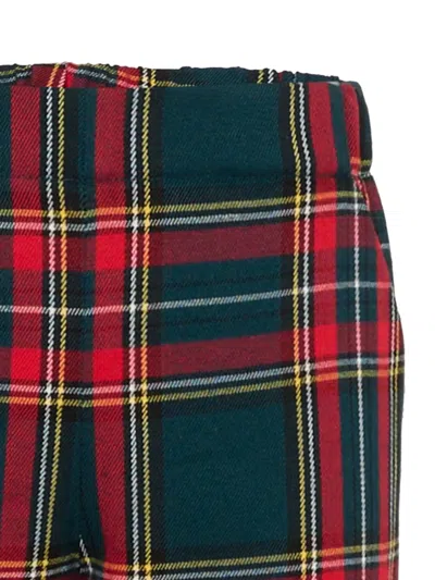 La Stupenderia Tartan-pattern Pocket Trousers In Red