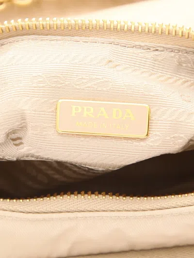 Pre-owned Prada 2020s Re-edition 2005 Chain Shoulder Bag In Neutral