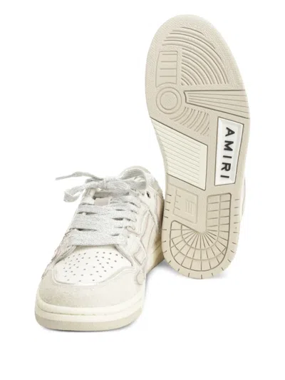 Amiri Glitter-detail Sneakers In Neutral