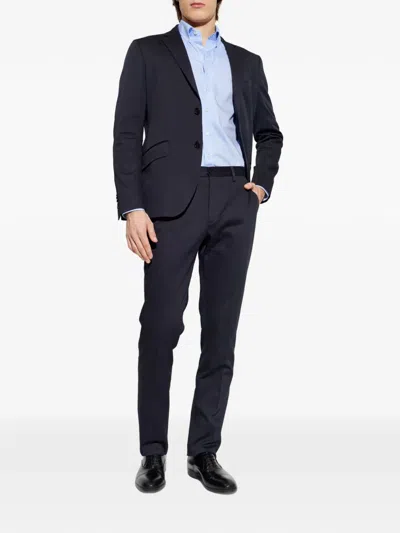 Etro Single-breasted Blazer In Blue