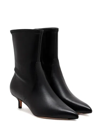 Veronica Beard Lisa 45 Stretch Kitten Heel Bootie In Black