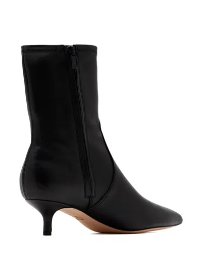 Veronica Beard Lisa 45 Stretch Kitten Heel Bootie In Black