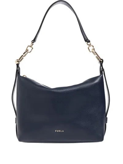 Furla Small Tonie Leather Tote Bag In Pattern