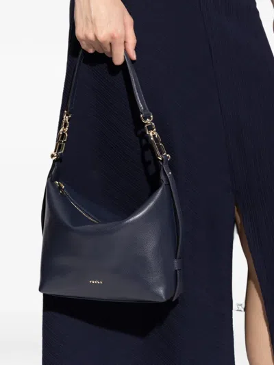 Furla Small Tonie Leather Tote Bag In Pattern