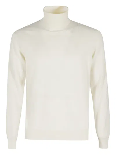 Filippo De Laurentiis Turtleneck Sweater In White